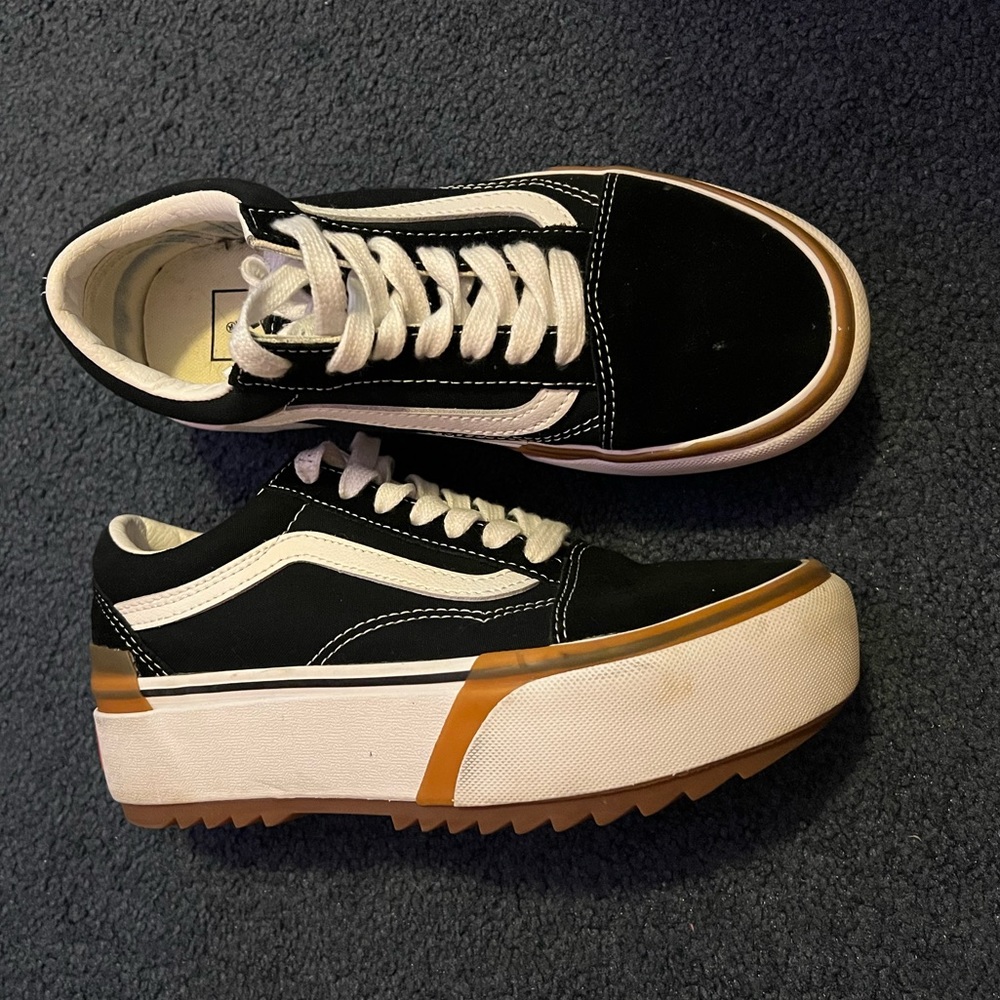 Lightly Used Vans Old Skool Stacked